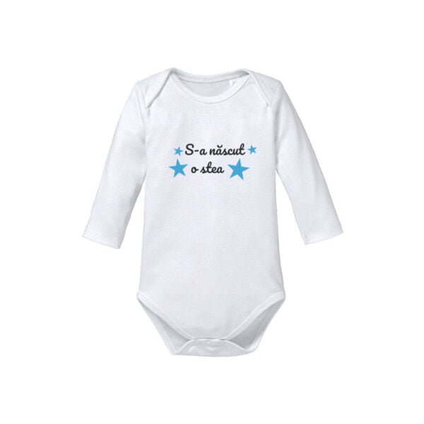 Tricou personalizat cod 031 bebelusi s a nascut o stea maneci lungi
