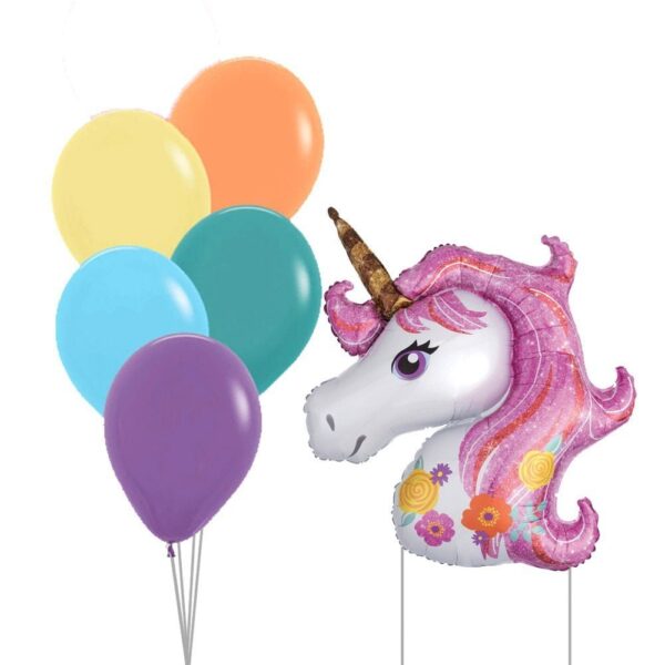 set baloane magical unicorn